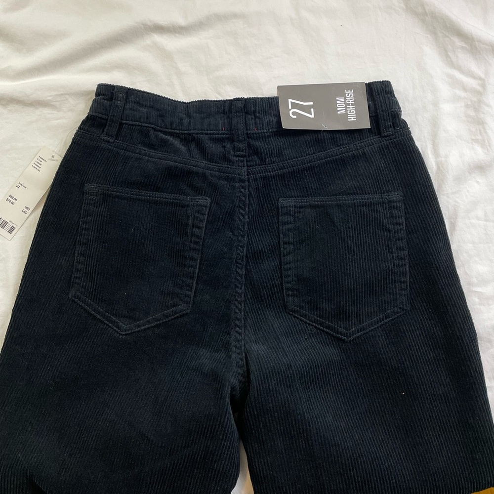 Urban Outfitters Black Corduroy Mom High-rise Pants - Picture 5 of 14